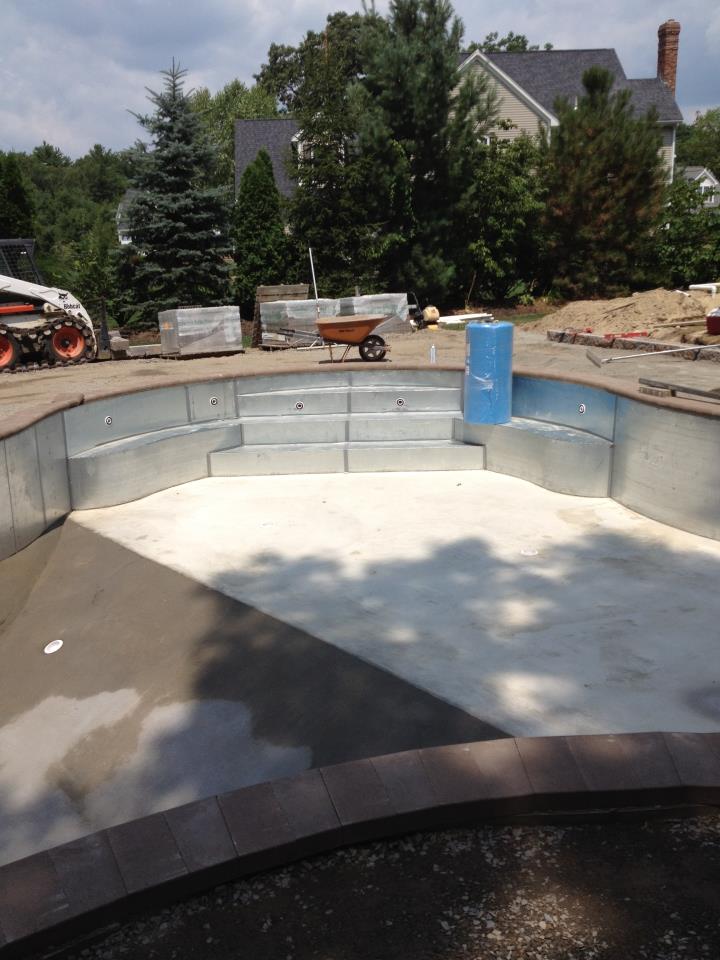 Salem NH InGround Pool Installation Liner Install