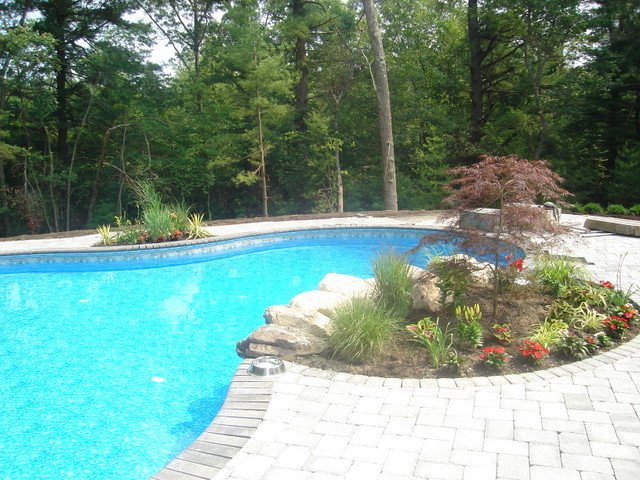 In Ground Pool Decking Options Decks Ma Paver Stone Pool Deck Middleton Ma